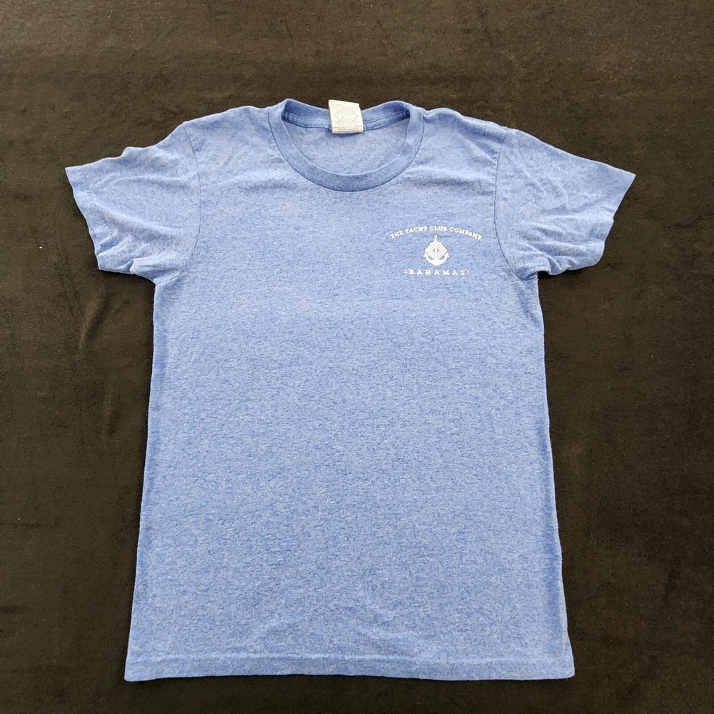 Yacht Club Company Bahama‎ Blue Short Sleeve T-Shirt Men's S